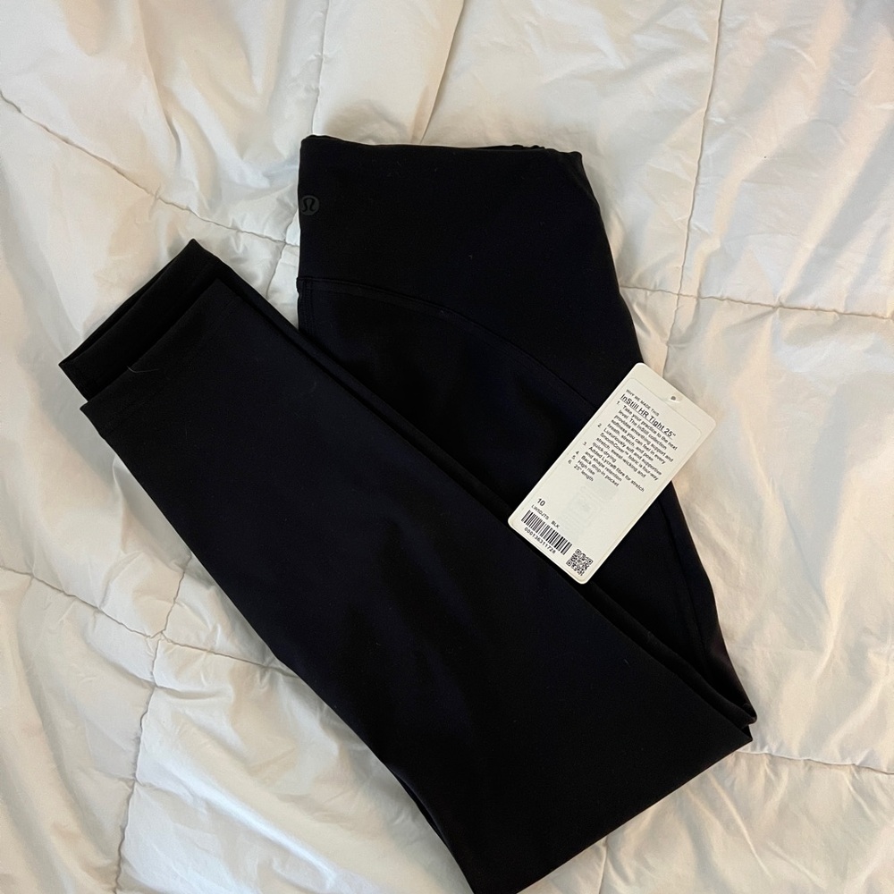 Lululemon Black instill HR tight 25” leggings new with tags
